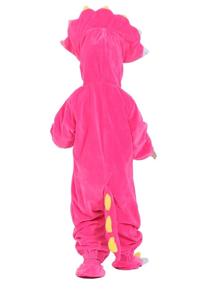 HSCTEK Baby Dinosaur Costume, Toddler Triceratops Costume for Baby Girls Boys, Baby Halloween Costume for Infant Newborn 18-24Months - Image 5